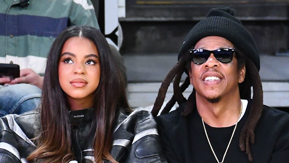 Blue Ivy Channels Mom Beyoncé With Sleek Courtside Look