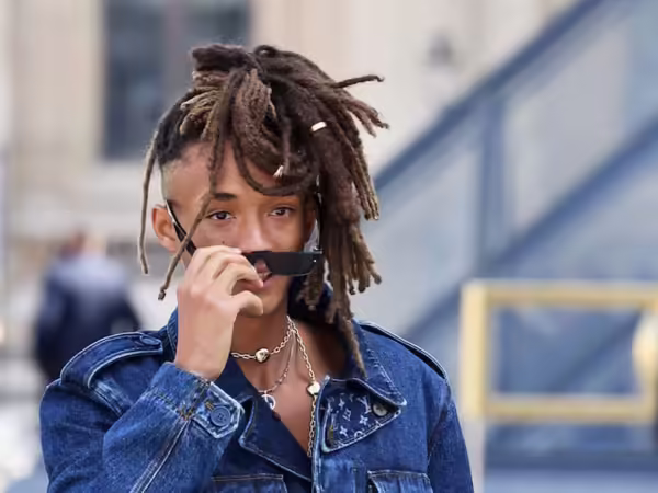 Jaden Smith Elevates 90s Streetwear In A Denim Louis Vuitton Ensemble