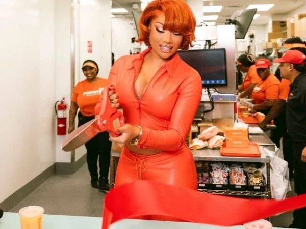 Megan Thee Stallion Marks Her Popeyes Opening With A Ribbon-Cutting In Miami Beach