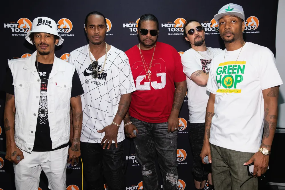 Bone Thugs-n-Harmony Receive Star On Hollywood Walk Of Fame