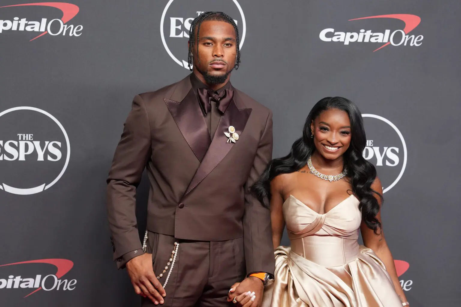 Simone Biles Turns Heads On The 2026 ESPYS Red Carpet