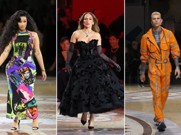 Cardi B, Jennifer Lopez, MGK And More Musicians Hit The Vogue Runway At Milan Fashion Week
