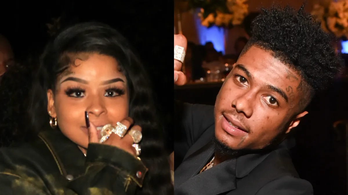 Chrisean Rock & Blueface React After Apparent Fan Sends Them T-Shirt Of Chrisean Jr. & Her Late Ex Ronny Doe