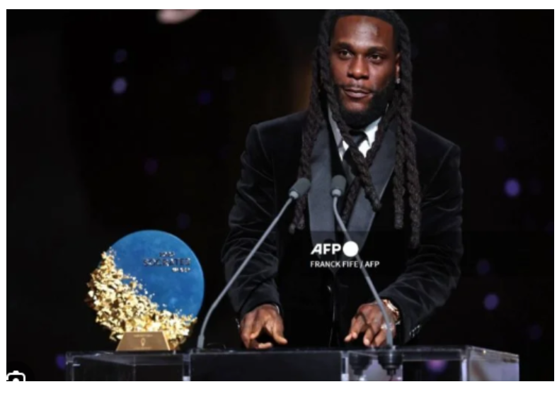 Burna Boy Makes History As First Nigerian To Present Award At Ballon d’Or